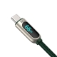 Кабель Baseus Display Fast Charging Data Cable USB to Type-C 66W 1m Green