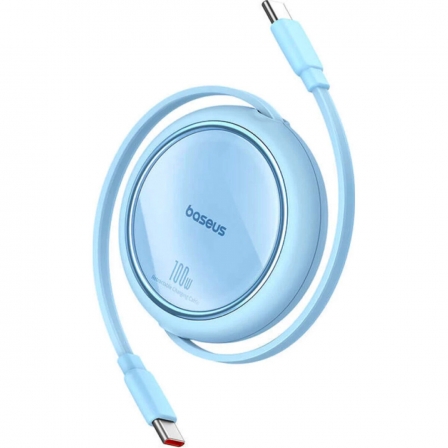 Кабель Baseus Free2Draw Mini Retractable Charging Cable Type-C to Type-C 100W 1m Galaxy Blue