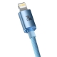 Кабель Baseus Gem Fast-Charging Data Cable USB-C to iP 20W 2m Galaxy Blue