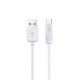 Кабель USB Type-C Hoco X1 Rapid Type-C 1m White (6957531032045)