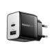 Зарядний пристрій ESSAGER ECT33W Gan 1USB 1T-C 33W black