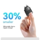 Зарядний пристрій ESSAGER ECT33W Gan 1USB 1T-C 33W black