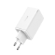 Мережевий зарядний пристрій Baseus GaN6 Pro Fast Charger 2C+2U 65W  EU Moon White((With:Mini White Cable Type-C to Type-C 100W(2