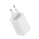 Мережевий зарядний пристрій Baseus GaN6 Pro Fast Charger 2C+2U 65W  EU Moon White((With:Mini White Cable Type-C to Type-C 100W(2