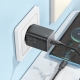 Мережевий зарядний пристрій HOCO N40 Mighty single port PD20W charger set(C to iP) Black