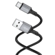Кабель BOROFONE BX83 Type-C Famous silicone charging data cable Black