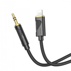 Аудiокабель HOCO UPA30 Friend digital audio conversion cable iP Black