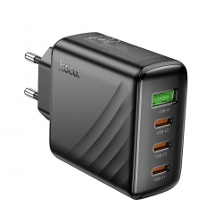 Мережевий зарядний пристрій HOCO CS27A Supply PD67W (3C1A) charger (EU) Black