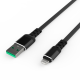 Кабель Smooth USB — Apple Lightning 2А Black
