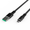 Кабель Smooth USB — microUSB 2А Black