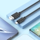 Кабель HOCO X88 Gratified charging data cable for Type-C Black