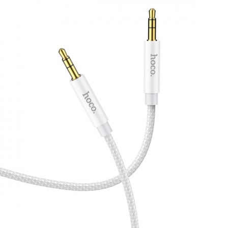 Аудiокабель HOCO UPA19 AUX audio cable (L1M) Silver