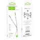 Аудiокабель HOCO UPA19 AUX audio cable (L1M) Silver