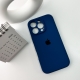 Чохол для смартфона Silicone Full Case AA Camera Protect for Apple iPhone 16 Pro Max 16,Blue