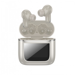 Бездротові навушники BOROFONE BW67 Gorgeous true wireless ANC+ENC noise reduction touch screen BT headset Champagne Gold