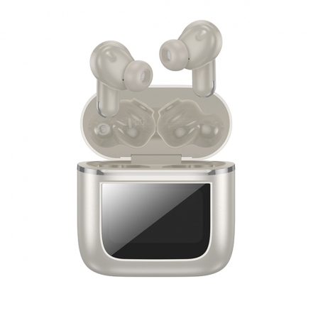 Бездротові навушники BOROFONE BW67 Gorgeous true wireless ANC+ENC noise reduction touch screen BT headset Champagne Gold