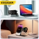 Бездротовий зарядний пристрій Essager  Ruicheng desktop magnetic suction three in one wireless charging of 15W black