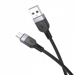 Кабель HOCO X109 Energy silicone charging data cable Micro (L1M) Black