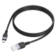 Кабель HOCO X109 Energy silicone charging data cable Micro (L1M) Black