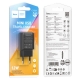 Мережевий зарядний пристрій HOCO C134A Solid single port charger (EU) Black