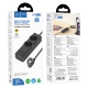 Мережевий подовжувач HOCO NS10 Wisdom 2-position (PD67W/3C1A) desktop socket (EU/GER) Black