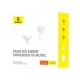 Бездротові навушники Baseus Bowie E20 True Wireless Earphones Stellar White