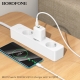 Мережевий зарядний пристрій BOROFONE BN27 Fuente PD20W+QC3.0 charger set (C to C) (EU) White