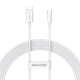 Кабель Baseus Superior Series (SUPERVOOC) Fast Charging Data Cable USB to Type-C 65W 2m White