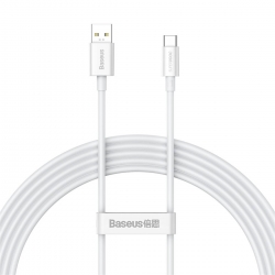 Кабель Baseus Superior Series (SUPERVOOC) Fast Charging Data Cable USB to Type-C 65W 2m White