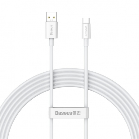 Кабель Baseus Superior Series (SUPERVOOC) Fast Charging Data Cable USB to Type-C 65W 2m White