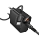 Мережевий зарядний пристрій BOROFONE BA97A Ilustre single-port PD30W charger with digital display set (C to C) (EU) Black