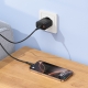 Мережевий зарядний пристрій BOROFONE BA97A Ilustre single-port PD30W charger with digital display set (C to C) (EU) Black