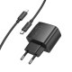 Мережевий зарядний пристрій HOCO CS61A Bright PD30W+QC3.0 charger set (C to iP)(EU) Black