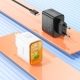 Мережевий зарядний пристрій HOCO CS42A Smart PD30W+QC3.0 charger (EU) Black