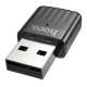 Wi-Fi адаптер HOCO HI33 WiFi5 USB internal antenna wireless network card Black