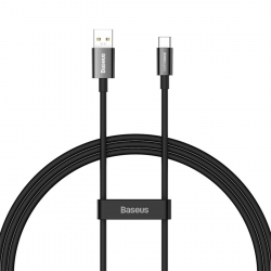 Кабель Baseus Superior Series (SUPERVOOC) Fast Charging Data Cable USB to Type-C 65W 1m Black