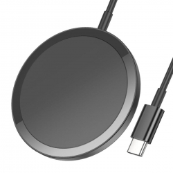 Бездротовий зарядний пристрій HOCO CW52 Enjoy magnetic wireless fast charging Black