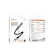 Перехідник BOROFONE BV16 Type-C to 3.5mm digital audio converter Metal Gray