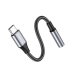 Перехідник BOROFONE BV16 Type-C to 3.5mm digital audio converter Metal Gray