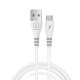 Кабель WUW-X195 USB Lightning 2,4А white