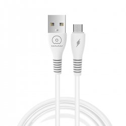 Кабель WUW-X195 USB Lightning 2,4А white