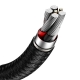 Кабель Baseus Cafule Series Metal Data Cable USB to Type-C 66W 0.25m Black
