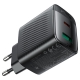 Мережевий зарядний пристрій ACEFAST A106 PD45W GaN (USB-C+USB-A) charger (EU) Black
