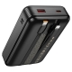 Зовнішній акумулятор HOCO Q37A Graceful 22.5W+PD20W power bank with two cables(20000mAh) Black
