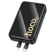 Зовнішній акумулятор HOCO Q37A Graceful 22.5W+PD20W power bank with two cables(20000mAh) Black