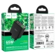 Мережевий зарядний пристрій HOCO CS44A Smart PD65W(2C1A) charger(EU) Black