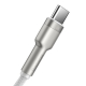 Кабель Baseus Cafule Series Metal Data Cable USB to Type-C 66W 2m White