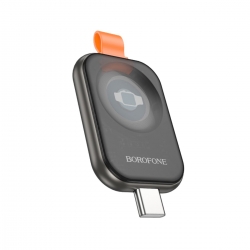 Бездротовий зарядний пристрій BOROFONE BQ25A Wireless charger for iWatch metal Gray