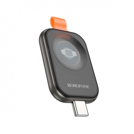 Бездротовий зарядний пристрій BOROFONE BQ25A Wireless charger for iWatch metal Gray