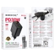 Мережевий зарядний пристрій BOROFONE BA98A Ilustre PD30W (2C1A) charger with digital display set (C to C) (EU) Black